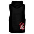 Athletic Drop Armhole Sleeveless Hoodie - Killer Kat