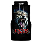 Athletic Drop Armhole Sleeveless Hoodie - Killer Kat