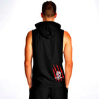 Athletic Drop Armhole Sleeveless Hoodie - Killer Kat
