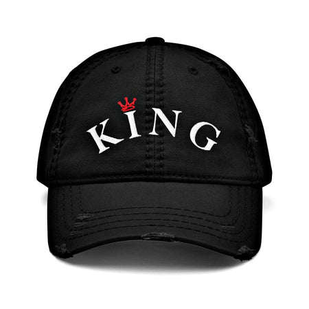 KING Distressed Dad Hat
