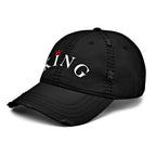 KING Distressed Dad Hat
