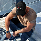 KING Distressed Dad Hat