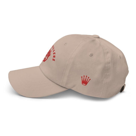 Blood Red King Killers Embroidered Dad Hat, stone - King Killers