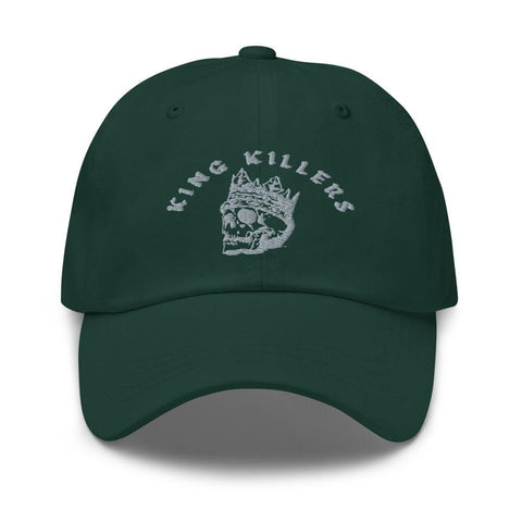 Blood Red King Killers Embroidered Dad Hat, spruce - King Killers