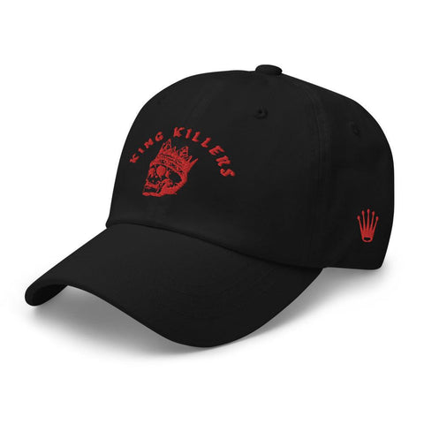 Blood Red King Killers Embroidered Dad Hat, Black - King Killers