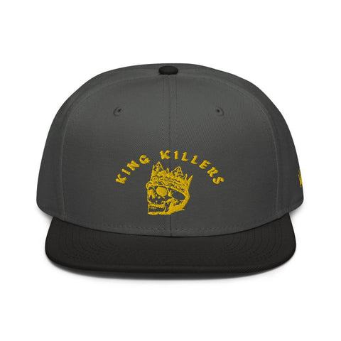 King Killers Adjustable Snapback Hat, gold - King Killers