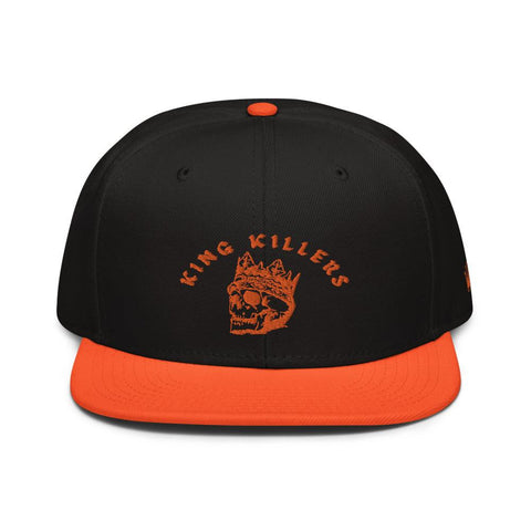 King Killers Adjustable Snapback Hat, Orange - King Killers