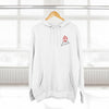 premium pullover hoodie with King Killers Logo Image On The Left Chest Panel, white - King Killers Apparel