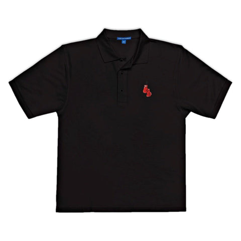 Men's Premium Polo With Embroidered Boxing Gloves - King Killers