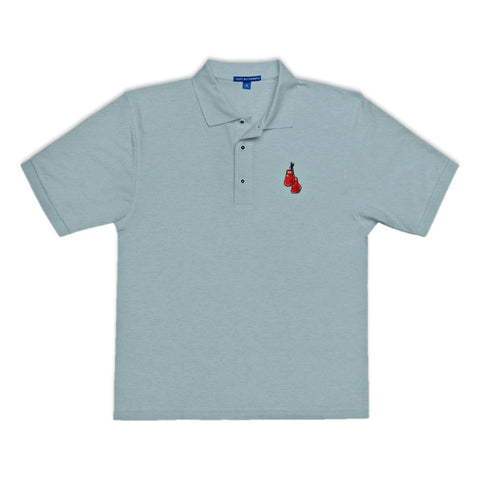 Men's Premium Polo With Embroidered Boxing Gloves - King Killers