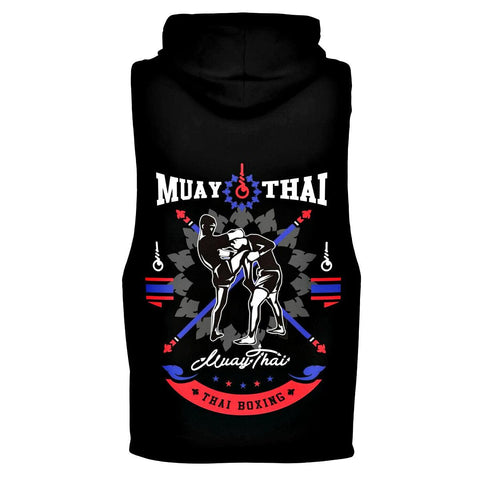 Muay Thai Fighter Sleeveless Hoodie - King Killers