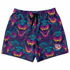 Neon Werewolf Athletic Shorts