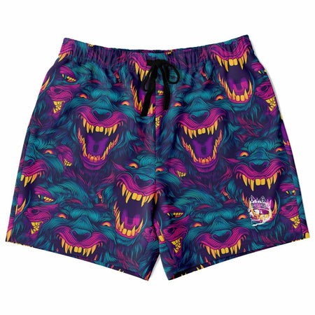 Neon Werewolf Athletic Shorts