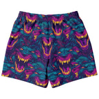 Neon Werewolf Athletic Shorts