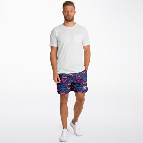 Neon Werewolf Athletic Shorts - King Killers