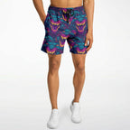 Neon Werewolf Athletic Shorts
