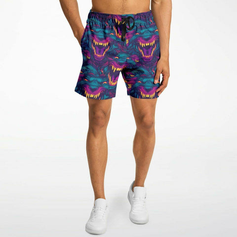 Neon Werewolf Athletic Shorts - King Killers