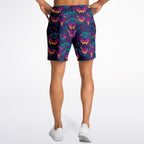 Neon Werewolf Athletic Shorts