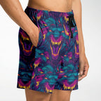 Neon Werewolf Athletic Shorts