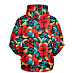 Oriental Flowers Athletic Hoodie