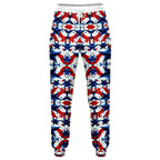 Patriotic Stars and Stripes Athletic Jogger Sweatpants