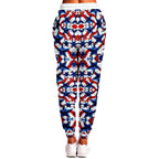 Patriotic Stars and Stripes Athletic Jogger Sweatpants
