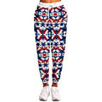 Patriotic Stars and Stripes Athletic Jogger Sweatpants
