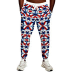 Patriotic Stars and Stripes Athletic Jogger Sweatpants