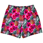 Pineapples & Hibiscus Athletic Shorts