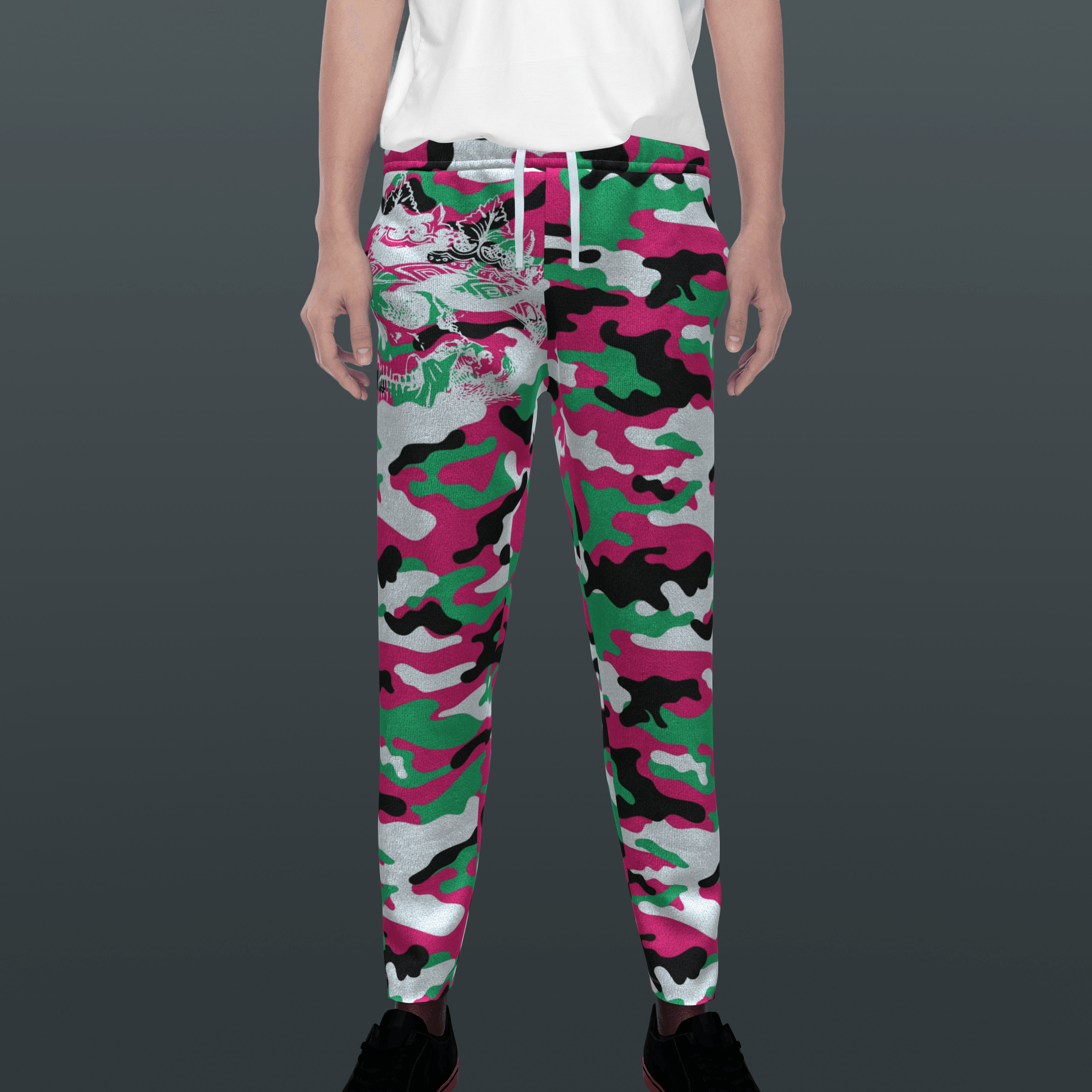 Pink camo discount jogger pants
