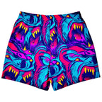 Psychedelic Wolves Athletic Shorts