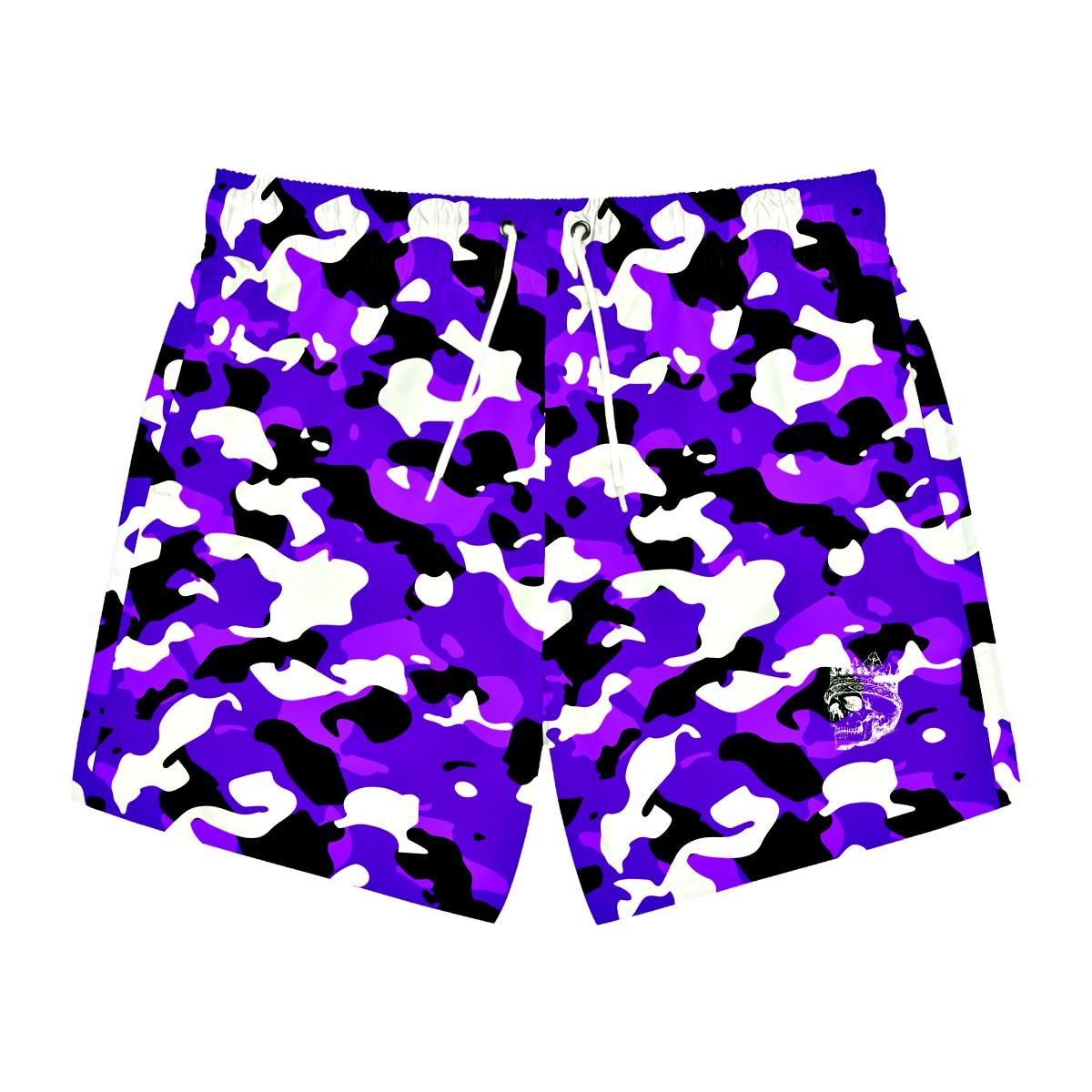 Purple Swim Shorts Bape BAPE Color Camo Logo Sweat Shorts Purple