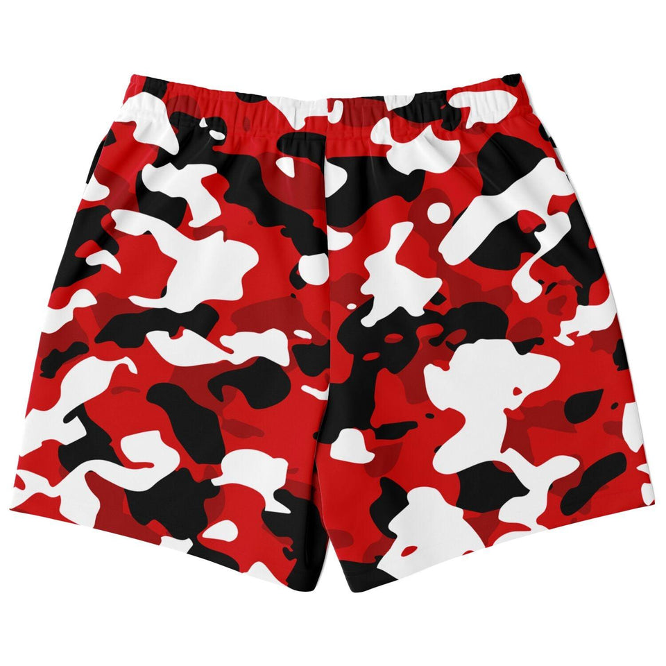 Red Camouflage Athletic Shorts - King Killers