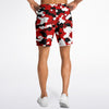 Red Camouflage Athletic Shorts - King Killers