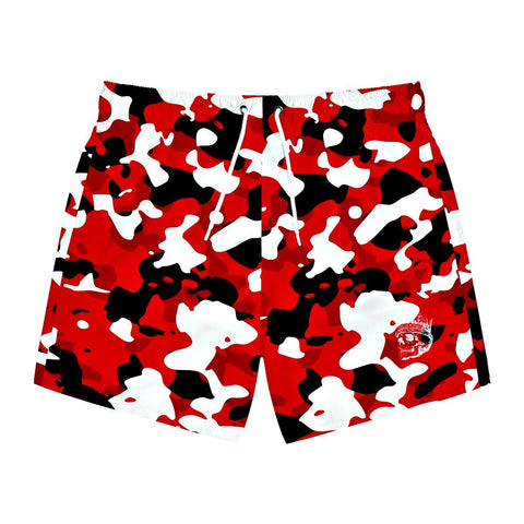 Red Camouflage Swim Trunks - King Killers