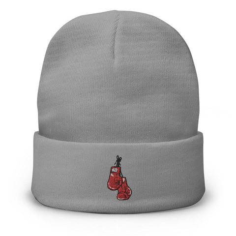 Red Corner Embroidered Beanie freeshipping - King Killers