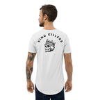 Red Corner Men's Curved Hem T-Shirt