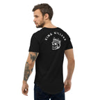 Red Corner Men's Curved Hem T-Shirt