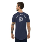 Red Corner Men's Curved Hem T-Shirt