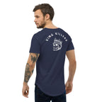Red Corner Men's Curved Hem T-Shirt