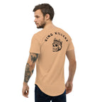 Red Corner Men's Curved Hem T-Shirt