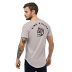 Red Corner Men's Curved Hem T-Shirt