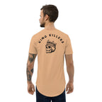 Red Corner Men's Curved Hem T-Shirt
