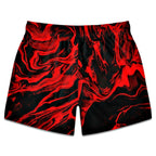 Red Lava Swim Trunks