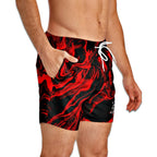 Red Lava Swim Trunks