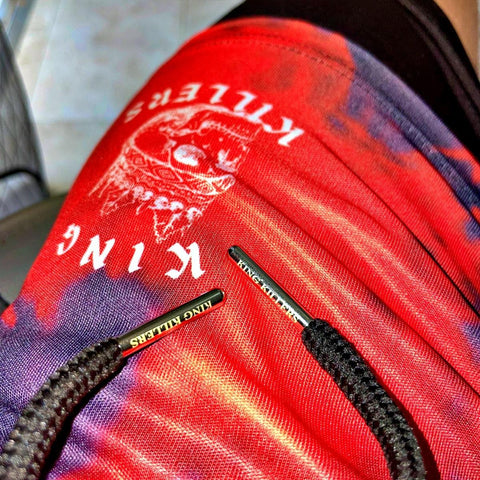 Red Smoke 2 In 1 Shorts W/ Built In Compression Liner - King Killers