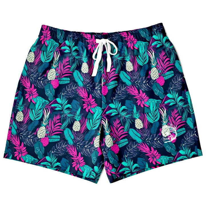 Retro Tropical Athletic Shorts For Men - King Killers