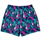 Retro Tropical Athletic Shorts For Men