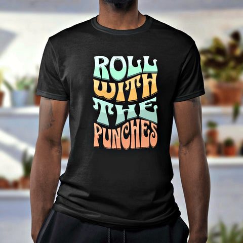 Roll With The Punches Short Sleeve Groovy T Shirt