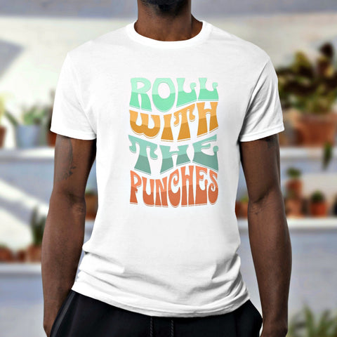 Roll With The Punches Short Sleeve Groovy T Shirt